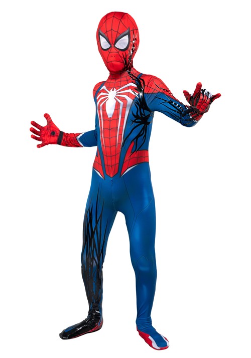 Boy's Zentai Suit Spider-Man Adv. Suit 2.0 Symbiote Takeover Costume - US 3496