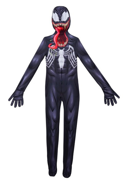 Boy's Marvel Zentai Suit Venom Costume - US 5417