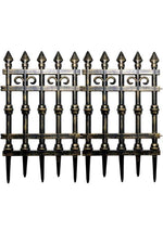 35" X 29" Brass Graveyard Gates Halloween Decoration - US 6433
