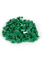 Bricky Blocks Green 100 Pieces 1x1 - US 1940