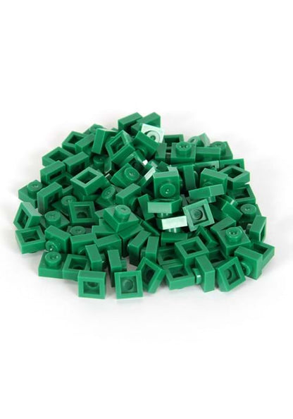 Bricky Blocks Green 100 Pieces 1x1 - US 1940