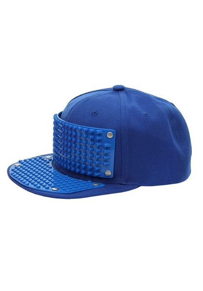 Bricky Blocks Blue Snapback Hat - US 5293