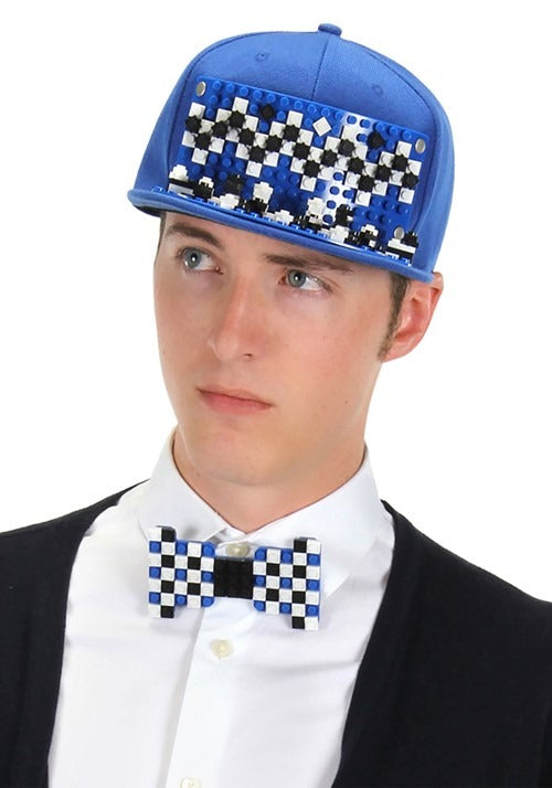Bricky Blocks Blue Snapback Hat - US 5293