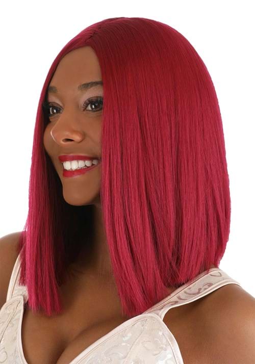 Long Bright Red Bob Wig - US 3580