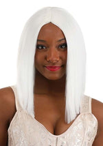 Women's Bright White Long Bob Wig - US 3748