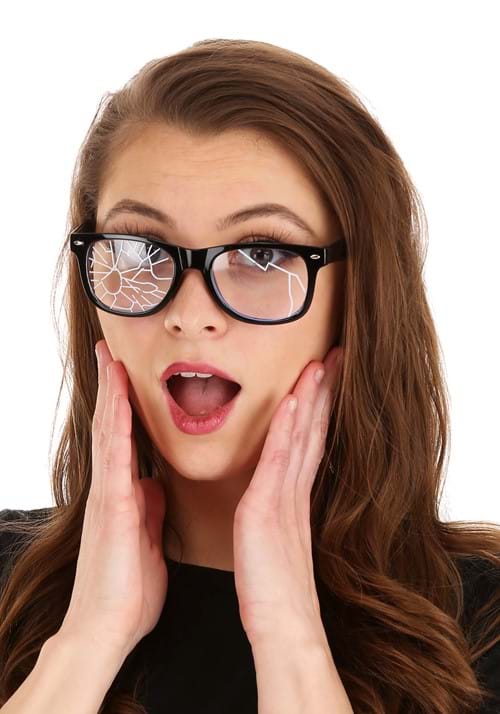 Broken Black Glasses Costume Accessory - US 8422