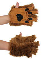 Brown Fingerless Adult Paws - US 7654