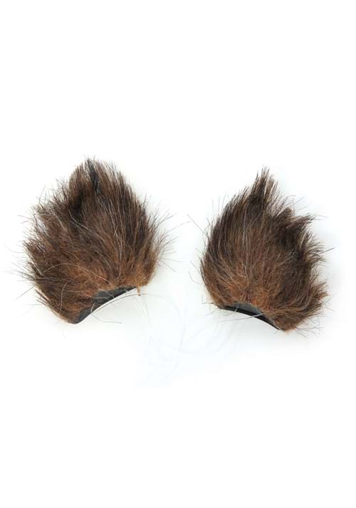 Furry Brown Cat Ears and Tail - US 3965