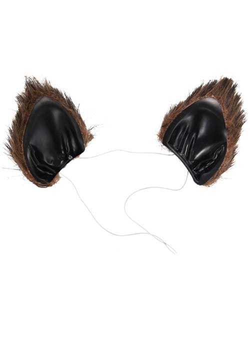 Furry Brown Cat Ears and Tail - US 3965