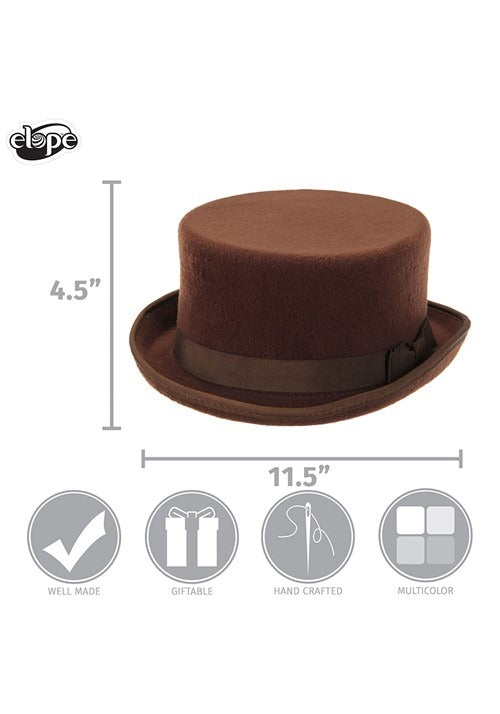 Brown John Bull Top Costume Hat - US 2114
