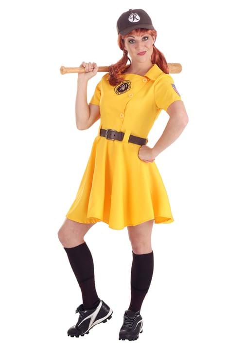 Women's A League of Their Own Baseball Uniform Kit Costume - US 6641