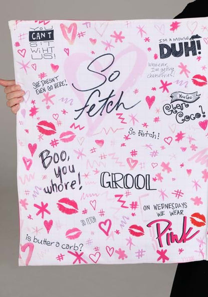 Mean Girls Burn Book Sandwich Board Costume for Adults - US 8206
