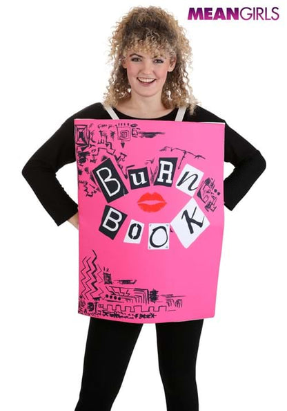 Mean Girls Burn Book Sandwich Board Costume for Adults - US 8206