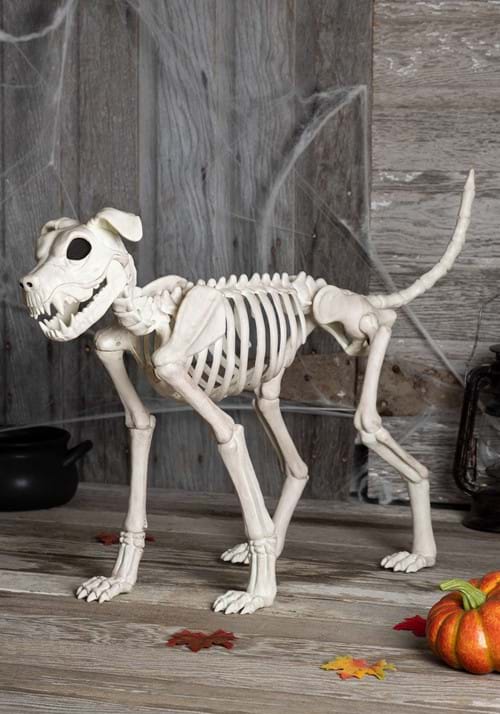 28-Inch Buster Bonez Skeleton Dog Decoration - US 6741
