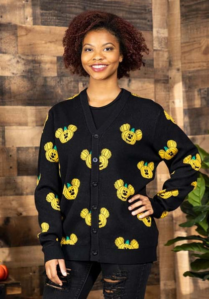 Cakeworthy Mickey Pumpkin Adult Cardigan - US 2760