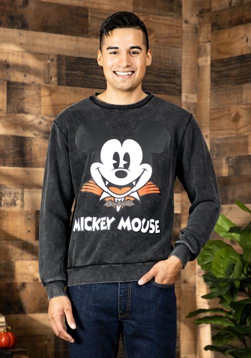Adult Cakeworthy Mickey Vampire Crewneck - US 7116