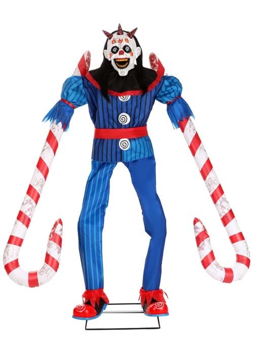 6.5FT Brick Thunder Candy Cain Horror Animatronic Halloween Decoration - US 0007