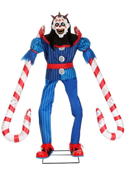 6.5FT Brick Thunder Candy Cain Horror Animatronic Halloween Decoration - US 0007