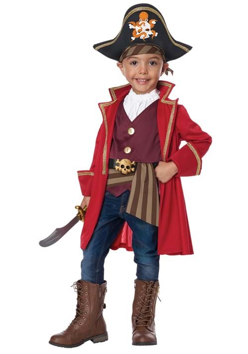 Boy's Toddler Cap'n Shorty Pirate Costume - US 2480