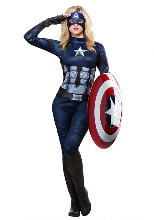 Captain America Women's Costume - US 8774
