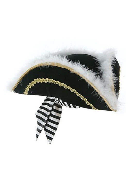 Captain Meyer Tricorn Costume Pirate Hat - US 6294