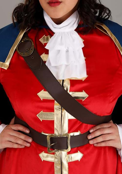 Women's Captain Pirate Plus Size Costume - US 7702