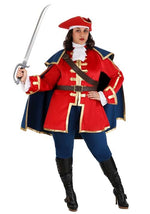 Women's Captain Pirate Plus Size Costume - US 7702