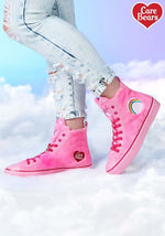 Care Bears Cheer Bear Pink High Top Shoes for Women - US 8175