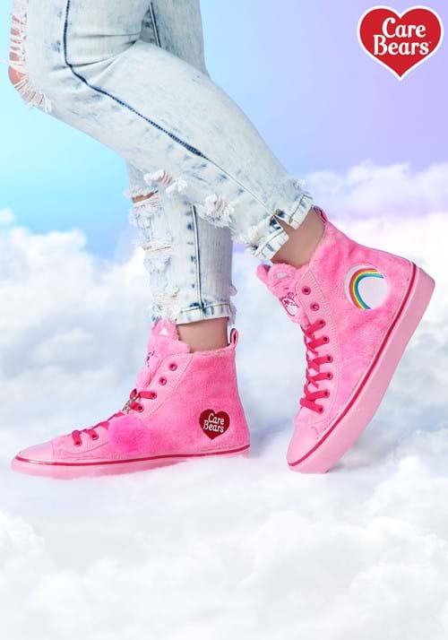Care Bears Cheer Bear Pink High Top Shoes for Women - US 8175