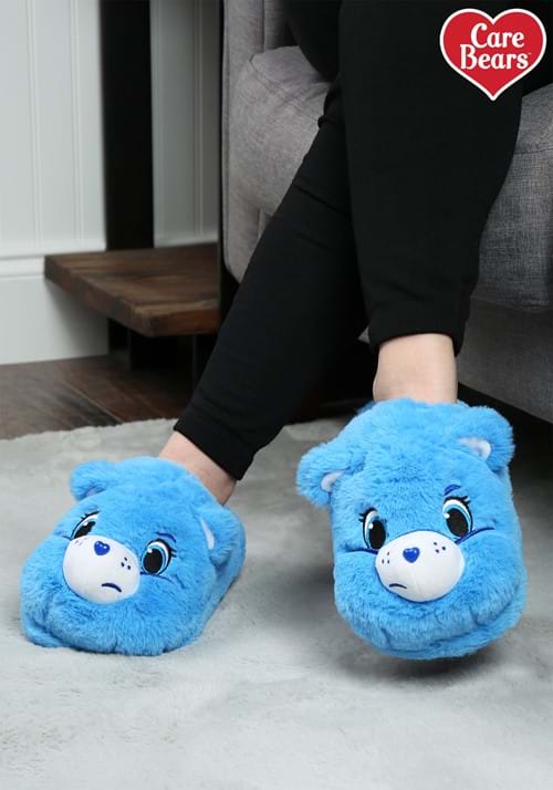 Care Bears Grumpy Bear Slippers for Adults - US 9282