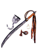 Caribbean Pirate Sword & Costume Accessory Kit - US 9619