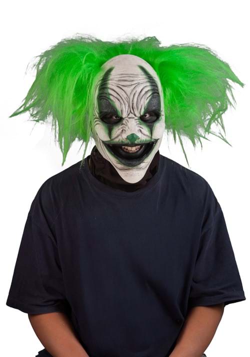 Adult Green Carousel Clown Costume Mask - US 2270