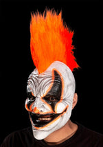 Adult Orange Carousel Punk Clown Costume Mask - US 9682