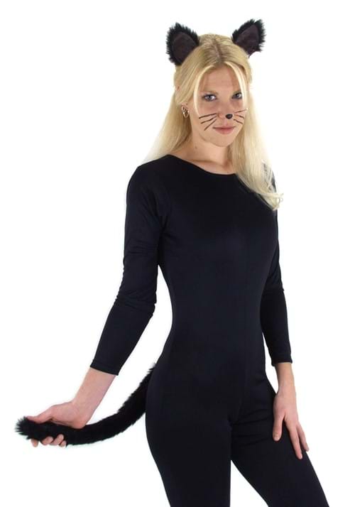 Cat Ears and Tail Costume Accessory Kit - US 4894