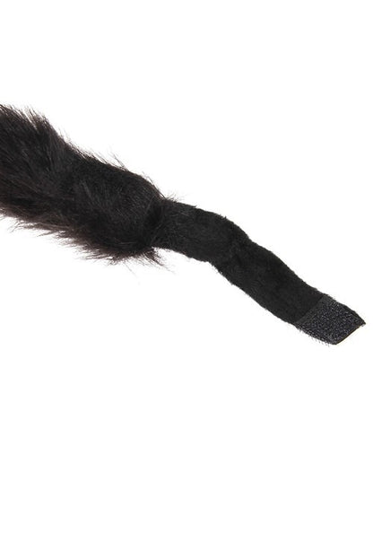 Cat Ears Headband Collar & Tail Kit Black & Pink - US 6237