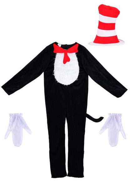 Dr. Seuss Cat in the Hat Costume for Adults - US 5040
