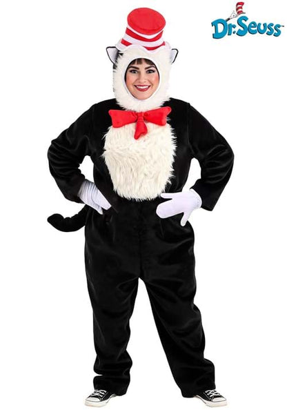 Plus Size Cat in the Hat Premium Adult Costume - US 7140