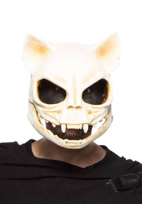 Cat Skull Costume Mask for Adults - US 4686