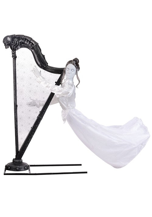 5.5FT Celeste the Restless Ghost Harp Animatronic Decoration - Tekky - US 6912