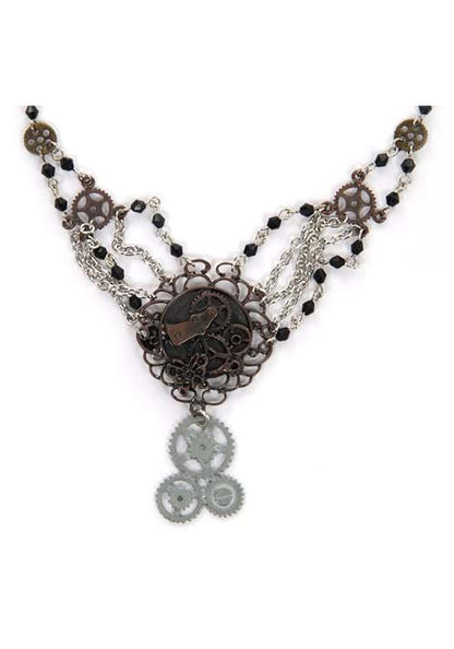 Chain Gear Necklace Antique - US 9203