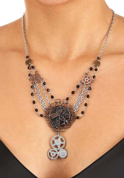 Chain Gear Necklace Antique - US 9203