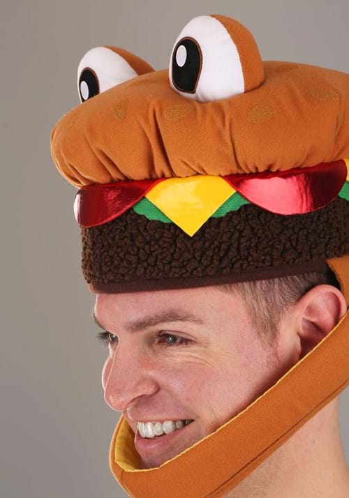 Soft Cheeseburger Jawesome Costume Hat - US 8178