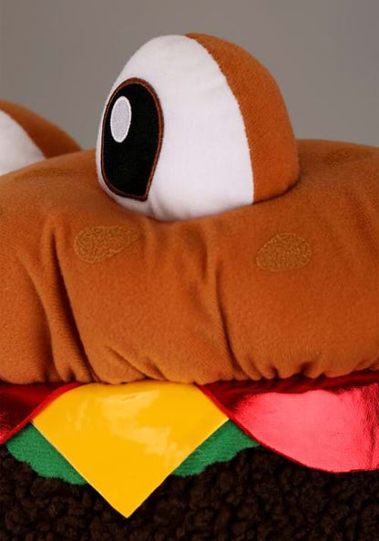 Soft Cheeseburger Jawesome Costume Hat - US 8178