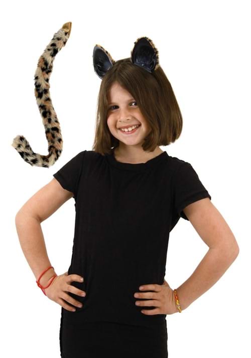 Cheetah Ears and Tail Costume Accessory Kit - US 6486