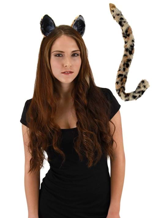 Cheetah Ears and Tail Costume Accessory Kit - US 6486