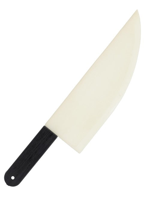 19-Inch Chef's Glow in Dark Cleaver Prop Accessory - US 6048
