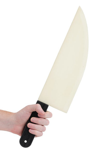 19-Inch Chef's Glow in Dark Cleaver Prop Accessory - US 6048