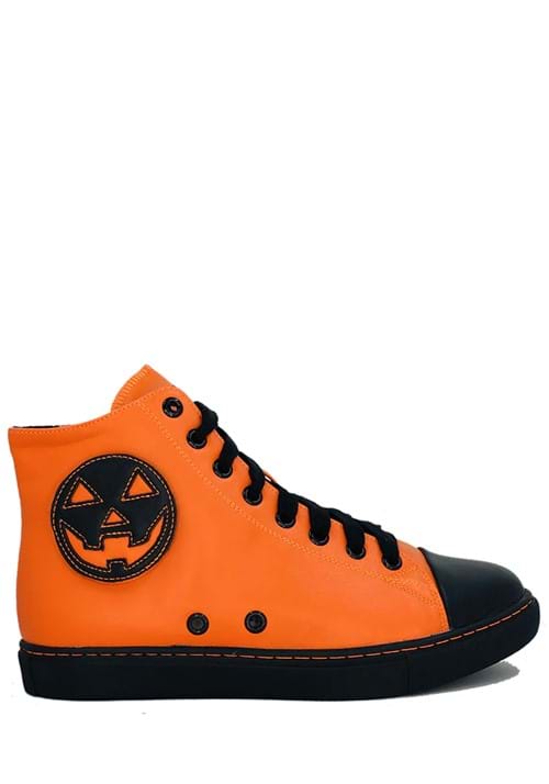 Orange Pumpkin High Top Chelsea Jack Sneaker for Women - US 3909