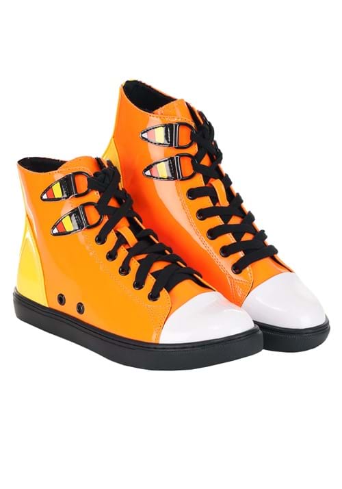 Chelsea Patent Leather Candy Corn High Top Sneakers - US 2865