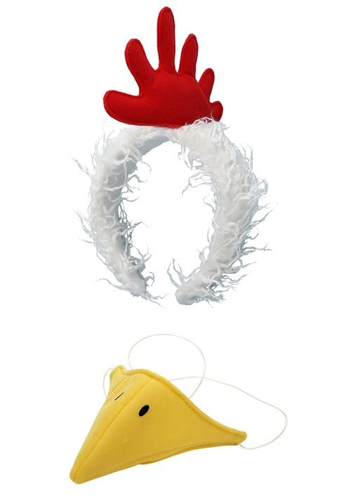 Chicken Plush Headband & Beak Kit - US 2298